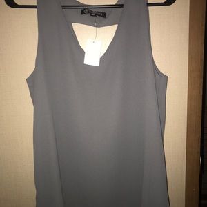 NWT versona gray dress tank